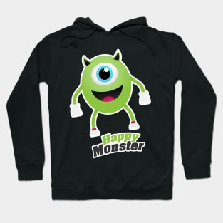 Happy Monster Character for Boys Men Girls Women Kids Hoodie